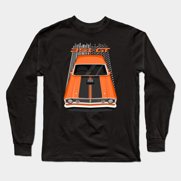 Ford Falcon XY GTHO Phase 3 - Orange Long Sleeve T-Shirt by V8social